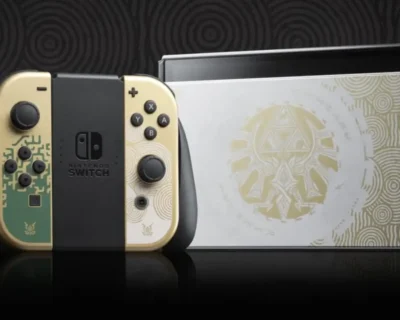 Nintendo Switch OLED a tema Zelda: Tears of the Kingdom