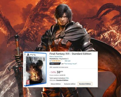 Final Fantasy XVI per PS5 in sconto su Amazon, affrettati…